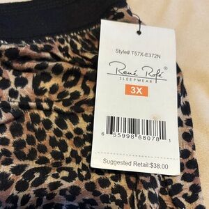 René Rofé Leopard Print Lounge Pants